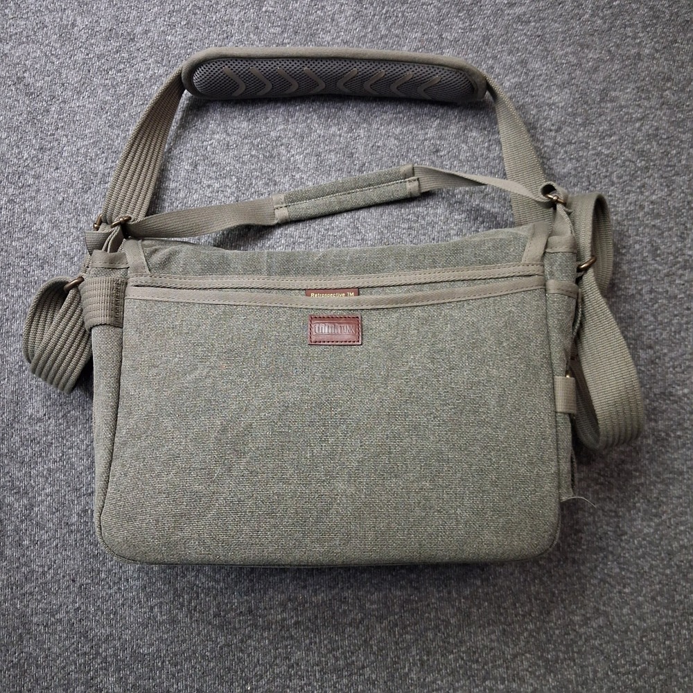 Think Tank Retrospective 7M Camera Messenger Bag Pinestone Canvas